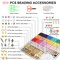 Redtwo 5100 Clay Beads Bracelet Making Kit, Flat Preppy Beads for Friendship Jewelry Making,Polymer Heishi Beads with Charms Gifts for Teen Girls Crafts for Girls Ages 8-12